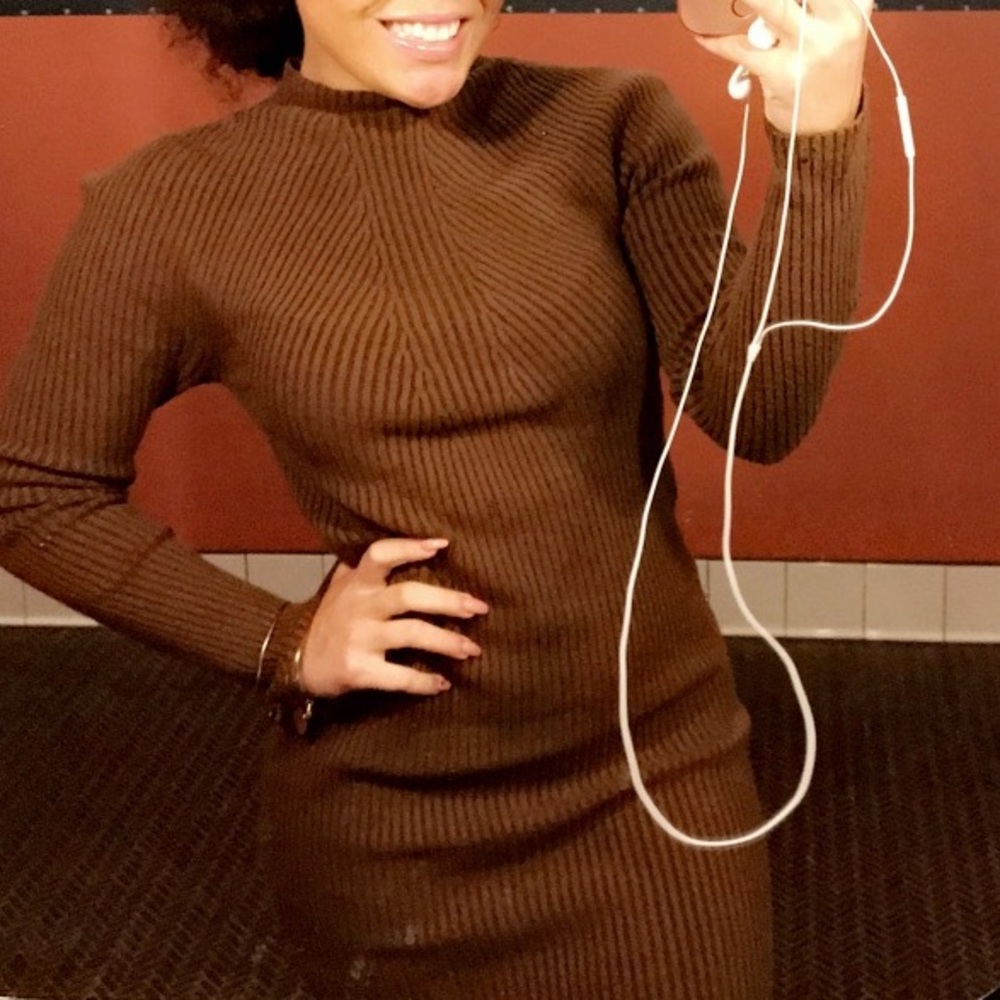 Sweater dress, gently used and warm material